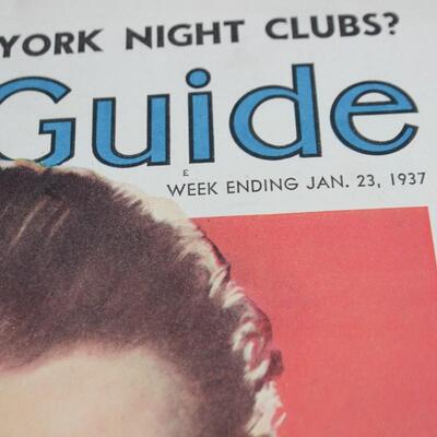 Vintage Lot of Radio Guide Music Magazines