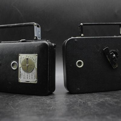 Vintage Pair of Kodak Film Cameras Cine Kodak Magazine 16mm & Cine Kodak 8mm Model 20