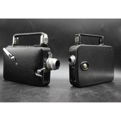 Vintage Pair of Kodak Film Cameras Cine Kodak Magazine 16mm & Cine Kodak 8mm Model 20