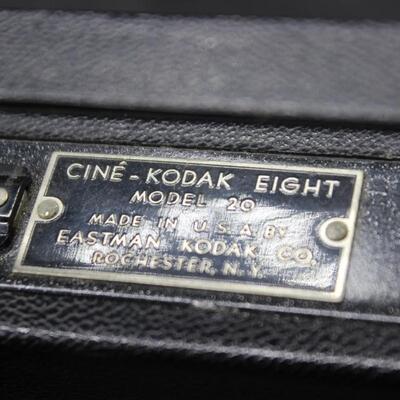 Vintage Pair of Kodak Film Cameras Cine Kodak Magazine 16mm & Cine Kodak 8mm Model 20