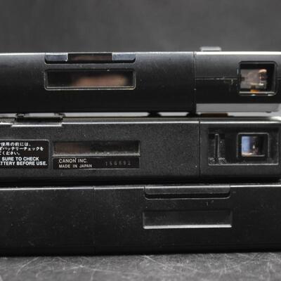 Vintage Lot of Pocket Cameras Canon, Vivitar, & Kodak