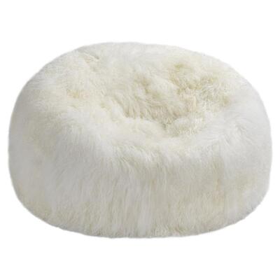 Sheepskin bean bag seating