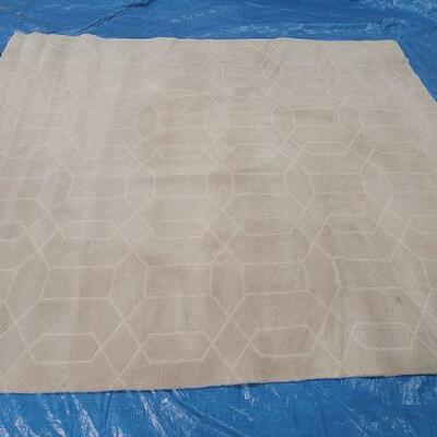 Rug 17
Sculpted light taupe grey 8 x 10 
$399