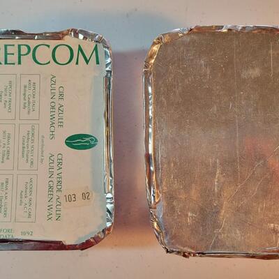 Azulin green wax