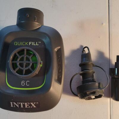 Battery powered air pump