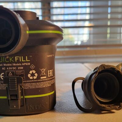 Battery powered air pump