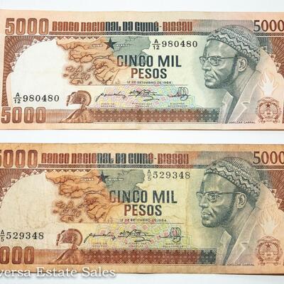 6 - BANK NOTES - VARIOUS COUNTRIES: BISSAU - SIERRA LEONE - MORE