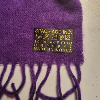 Purple scarf