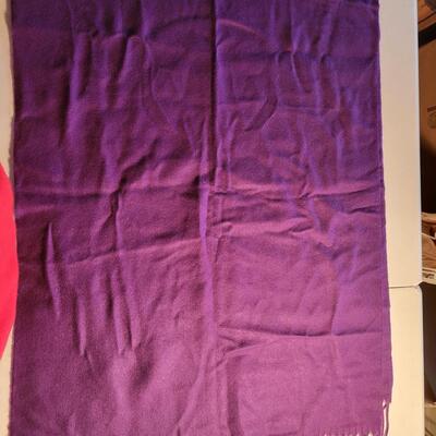 Purple scarf