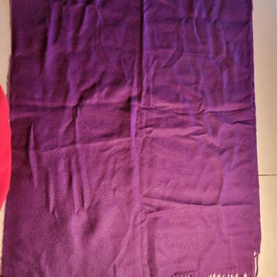 Purple scarf
