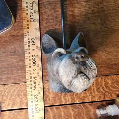 Schnauzer door stop
