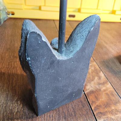Schnauzer door stop