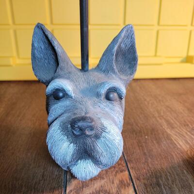 Schnauzer door stop