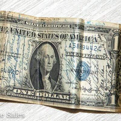 UNUSUAL - 3 TAPED TOGETHER BANK NOTES