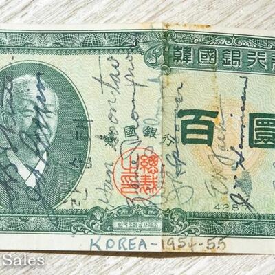 UNUSUAL - 3 TAPED TOGETHER BANK NOTES