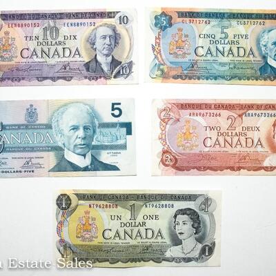 5 - CANADIAN BANK NOTES