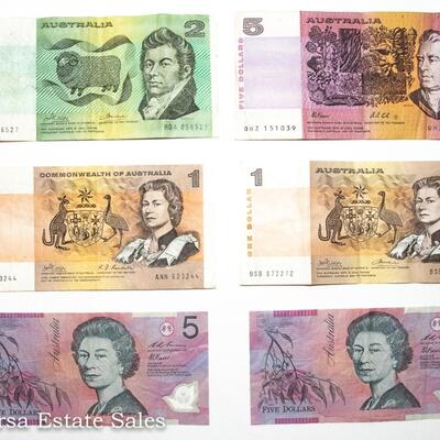 6 - AUSTRAILIAN BANK NOTES