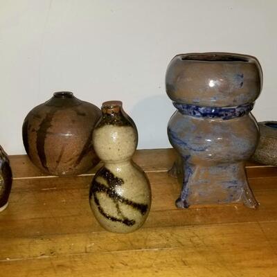 Group of 5 vintage small ceramic vessels
