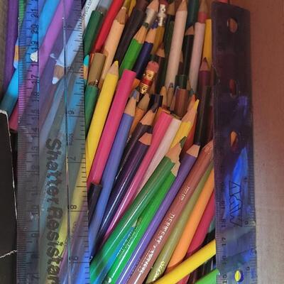 Box of colored pencils
