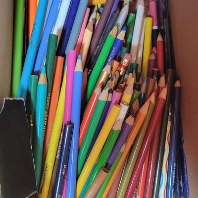 Box of colored pencils