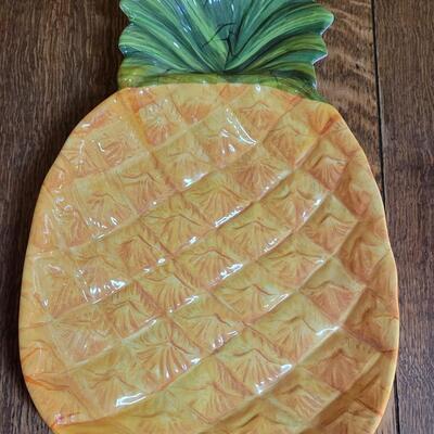 large pineapple platter
