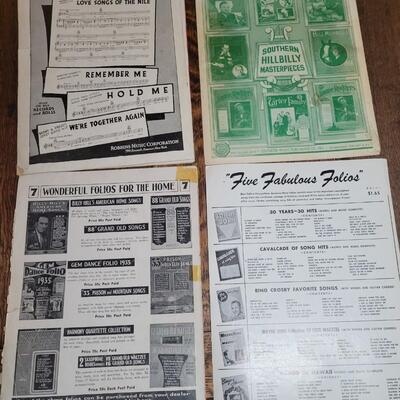 Old music sheets