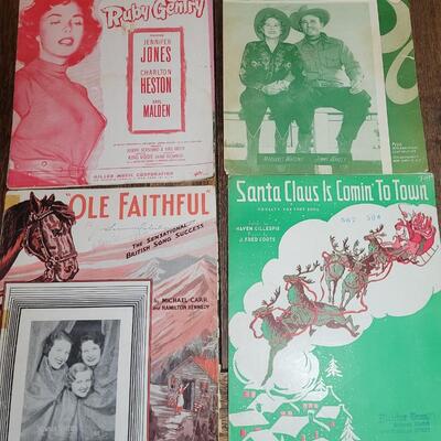 Old music sheets