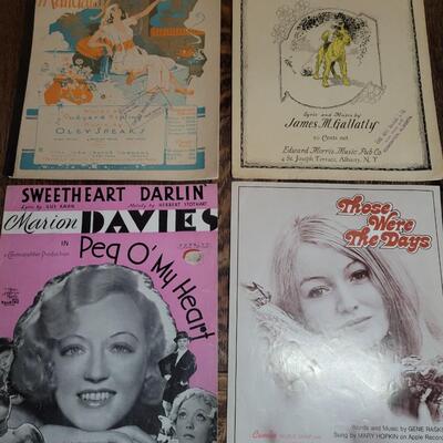Old sheet music