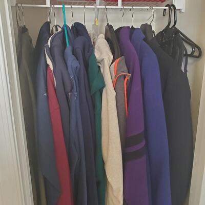 Closet full of coats