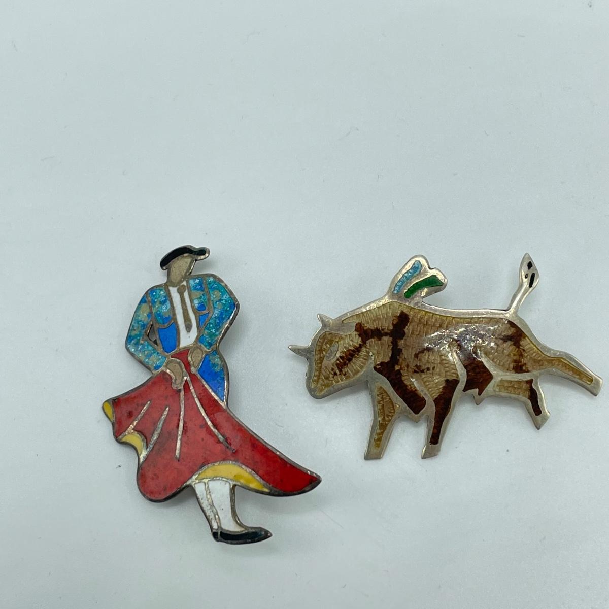 Genuine Cloisonné, Sterling, Mother of Pearl (EKJ)