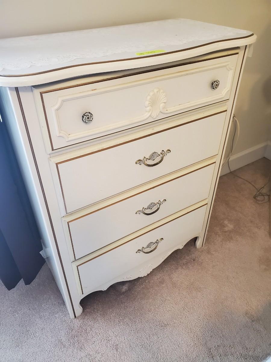 White dresser