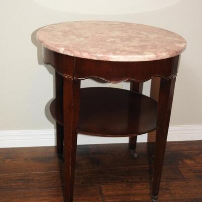 Round Marble Top Table