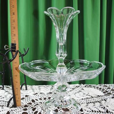 Shannon lead crystal epergne