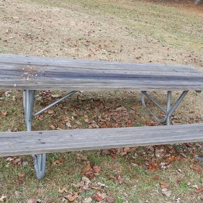 8' Outdoor Picnic Table 8' x 6' Table #2 right side