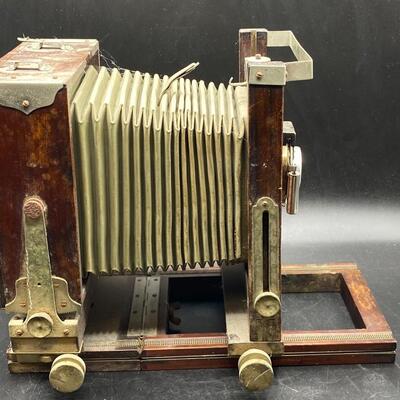 Antique Folding Large Format Accordion Camera Gundlach Mfg. Corp.