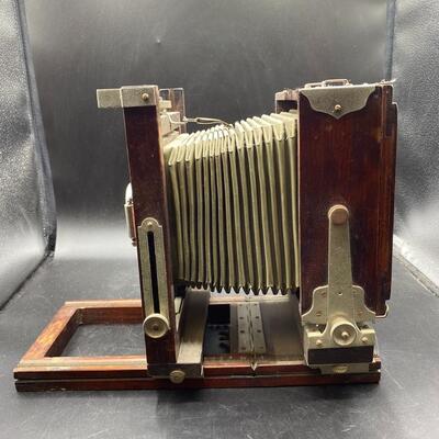 Antique Folding Large Format Accordion Camera Gundlach Mfg. Corp.