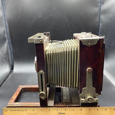 Antique Folding Large Format Accordion Camera Gundlach Mfg. Corp.