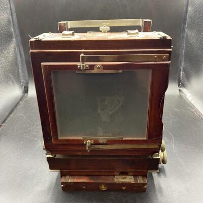 Antique Folding Large Format Accordion Camera Gundlach Mfg. Corp.