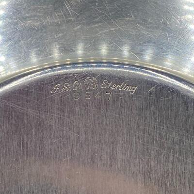 Antique Sterling Silver Serving Fruit Bowl Floral Open Work Edge