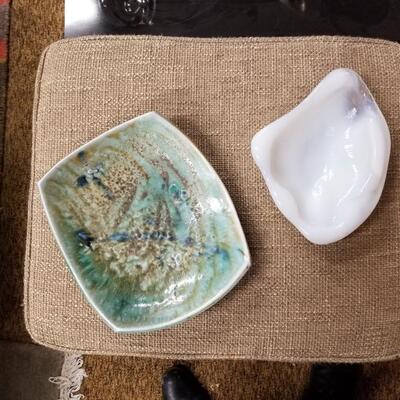 Two unique small mid-century ceramic pieces