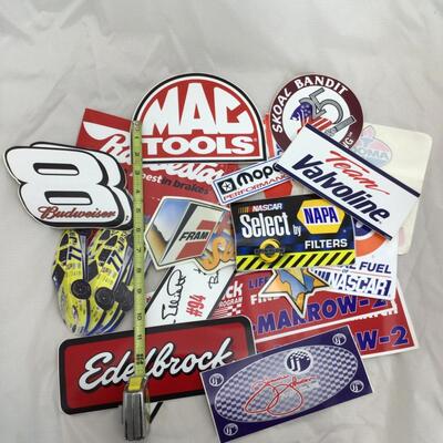 (48) NASCAR | 50+ Mixed Group of Racing Stickers