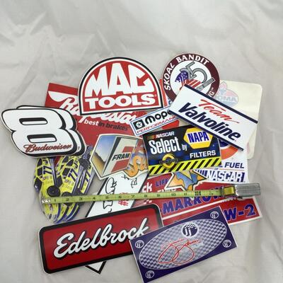 (48) NASCAR | 50+ Mixed Group of Racing Stickers