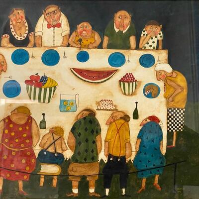 Paige Koosed Folk Art Framed Artwork