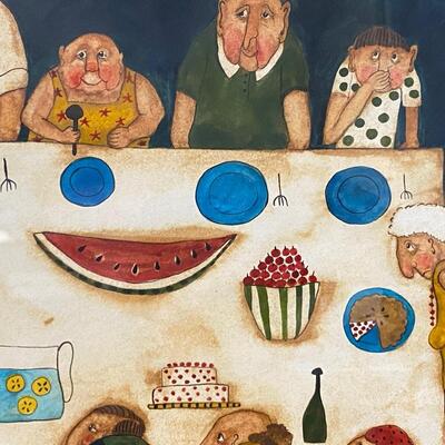 Paige Koosed Folk Art Framed Artwork