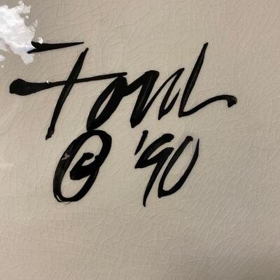 Denise Ford Signed Large Platter