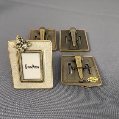 Jay Strongwater Swarovski Bookmark Picture Frames