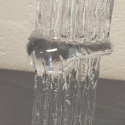 (1) Kosta Boda Rurik Art Glass Candle Holder