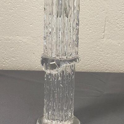 (1) Kosta Boda Rurik Art Glass Candle Holder