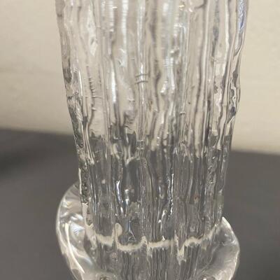 (1) Kosta Boda Rurik Art Glass Candle Holder
