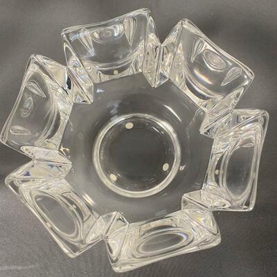 Set of 2 Orrefors Sweden Crystal Bowls